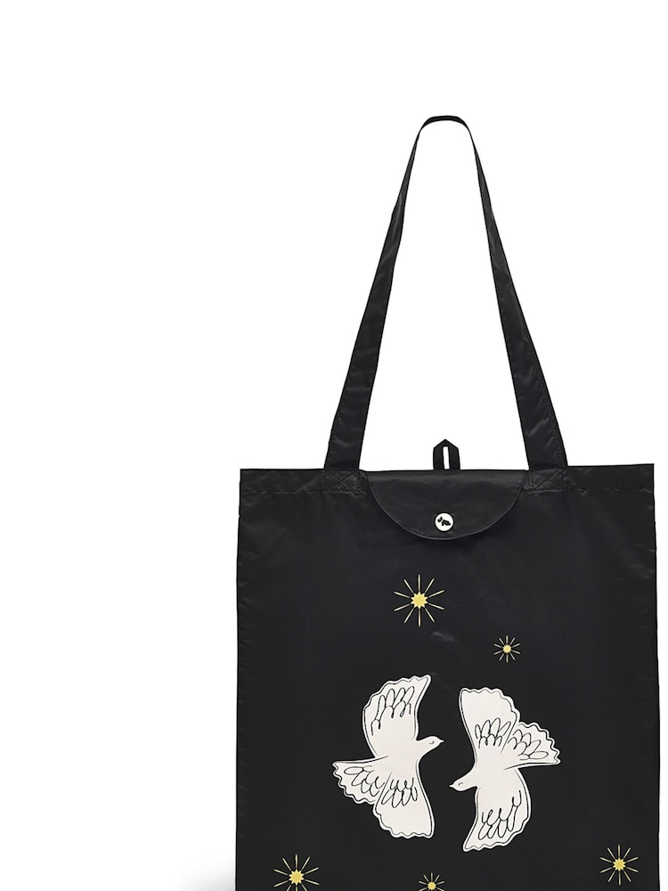 Radley London Two Turtle Doves Responsible Black Foldaway - Image 1 of 4