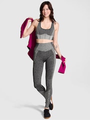 Victoria's Secret PINK Black Marl Seamless Leggings - Image 1 of 3