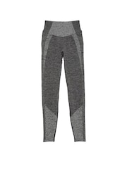 Victoria's Secret PINK Black Marl Seamless Leggings - Image 3 of 3