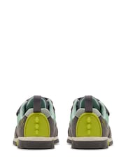Clarks Grey Wide Fit (G) Steggy2 Park Toddler Shoes - Image 6 of 8