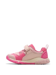 Clarks Pink Standard Fit (F) Tidal Shell Toddler Shoes - Image 2 of 8