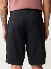 Dark Navy 100% Cotton Chino Shorts - Image 3 of 6