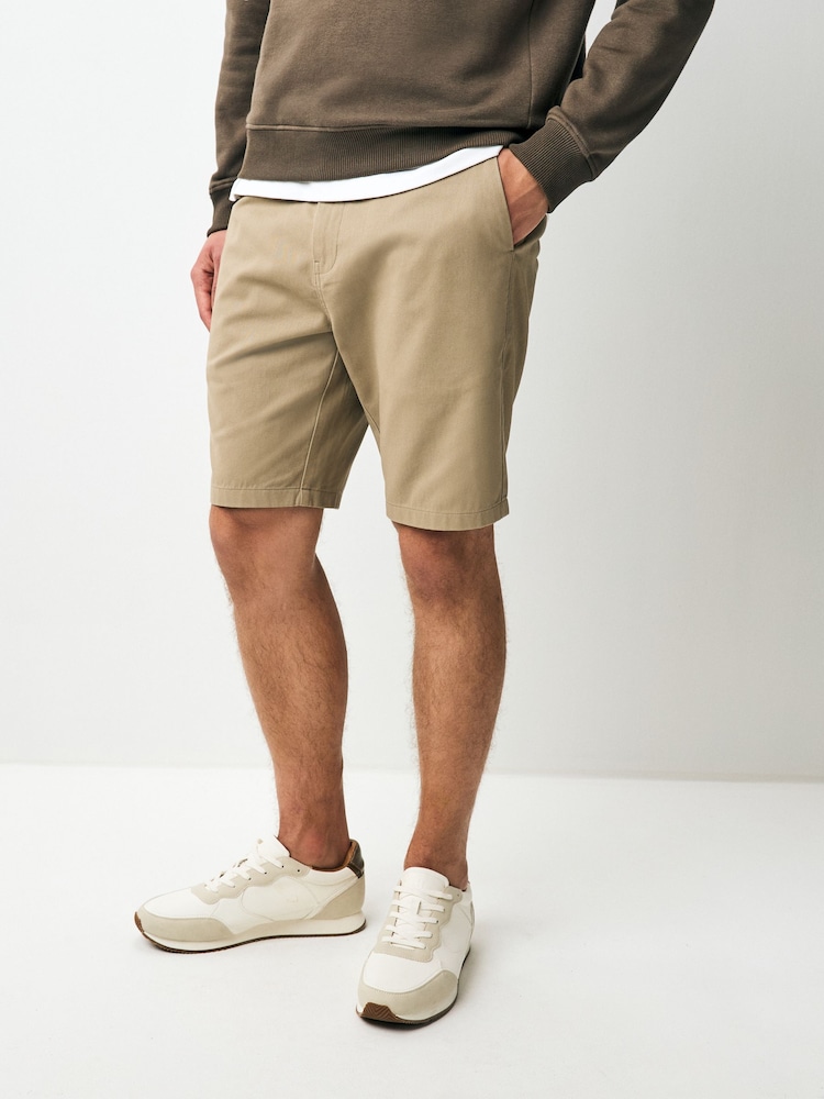 Stone 100% Cotton Chino Shorts - Image 2 of 3