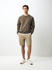 Stone 100% Cotton Chino Shorts - Image 3 of 3