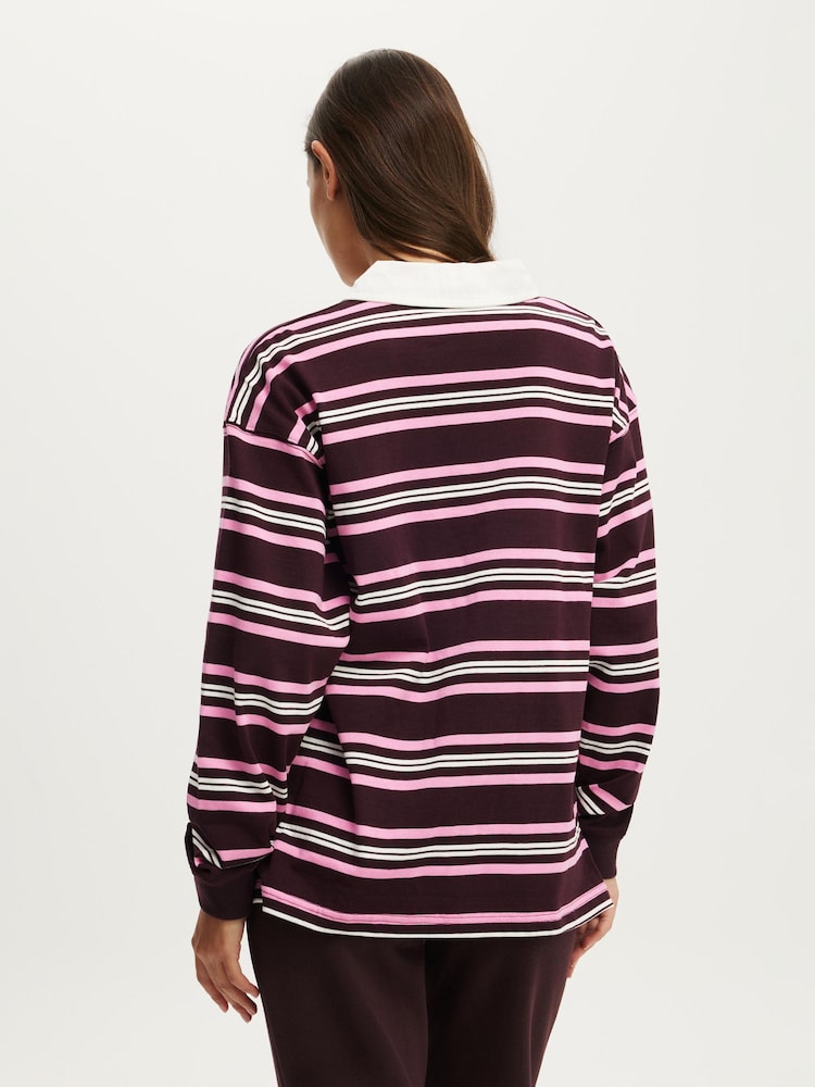 أرجواني - قميص راغبي جيرسيه من Cotton On - صورة 2 من 4 أرجواني - قميص راغبي جيرسيه من Cotton On - صورة 2 من 4