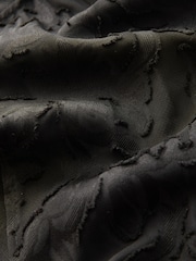Black Burnout Bomber Jacket - Image 6 of 7