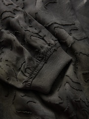 Black Burnout Bomber Jacket - Image 7 of 7