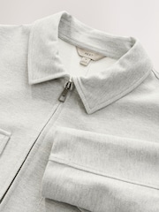 Light Grey Jersey Shacket - Image 8 of 9