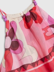 River Island Pink Dolce Vita Satin Halter Top & Trouser Set - Image 4 of 5