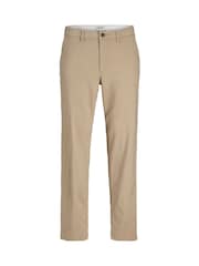 Szary - JACK & JONES Kane Relaxed Fit Chinos - Obraz 6 z 7