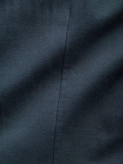 Navy Regular Fit Cotton Blend Blazer With Linen and Lyocell - Image 9 of 12