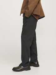 Czarny - JACK & JONES Kane Relaxed Fit Chinos - Obraz 4 z 7