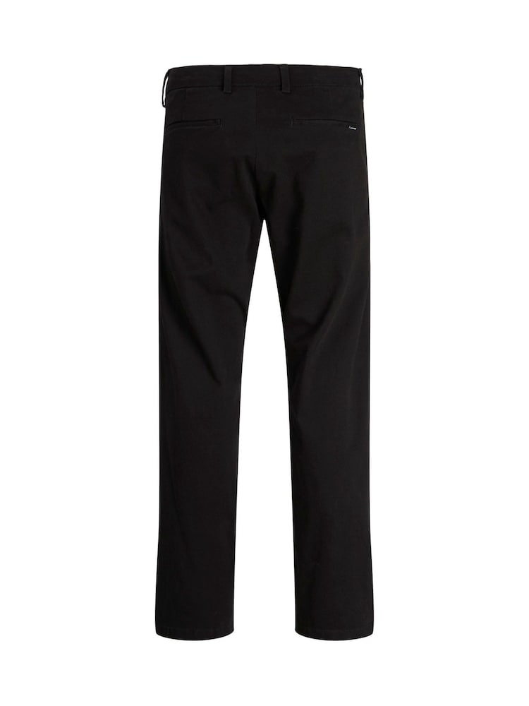 Czarny - JACK & JONES Kane Relaxed Fit Chinos - Obraz 7 z 7 Czarny - JACK & JONES Kane Relaxed Fit Chinos - Obraz 7 z 7