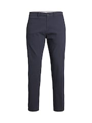 Niebieski - JACK & JONES Kane Relaxed Fit Chinos - Obraz 6 z 7