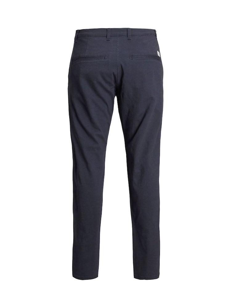 Niebieski - JACK & JONES Kane Relaxed Fit Chinos - Obraz 7 z 7 Niebieski - JACK & JONES Kane Relaxed Fit Chinos - Obraz 7 z 7