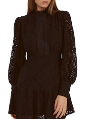 Bardot Black Remy Mini Lace Dress - Image 5 of 5