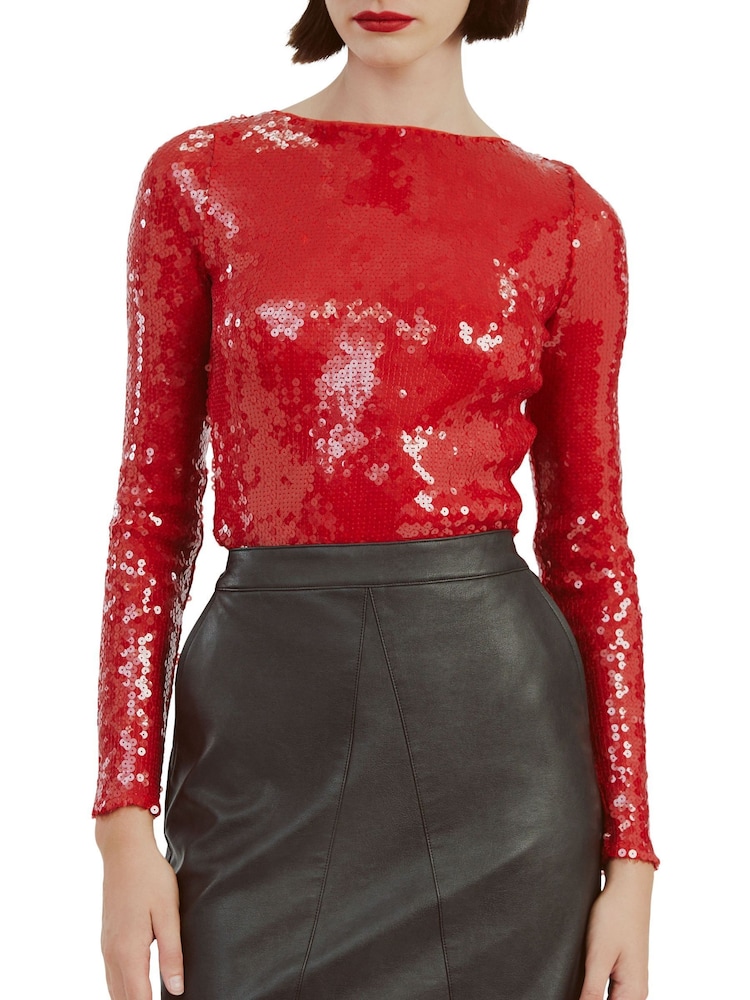 Bardot Black Alexis Vegan Leather Skirt - Image 5 of 5