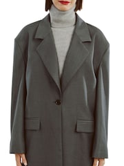 Bardot Grey Oversized Maika Coat - Image 5 of 5