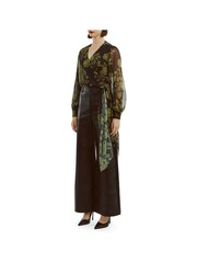 Bardot Green Diana Wrap Top - Image 5 of 5