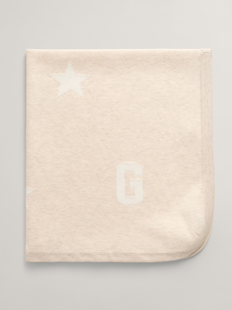 GANT Cream Baby Knitted Blanket - Image 1 of 3