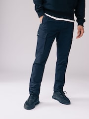 Black Regular Fit Ripstop Cargo Trousers - Image 1 of 1