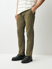 Stone Regular Fit Mushroom Chino Trousers - Image 1 of 2