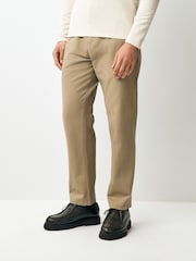 Light Stone Straight Chino 100% Cotton Trousers - Image 1 of 1