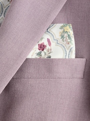Pink Slim Fit Motionflex Stretch Suit Jacket - Image 8 of 10