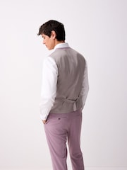 Pink Regular Fit Motionflex Stretch Waistcoat - Image 3 of 8