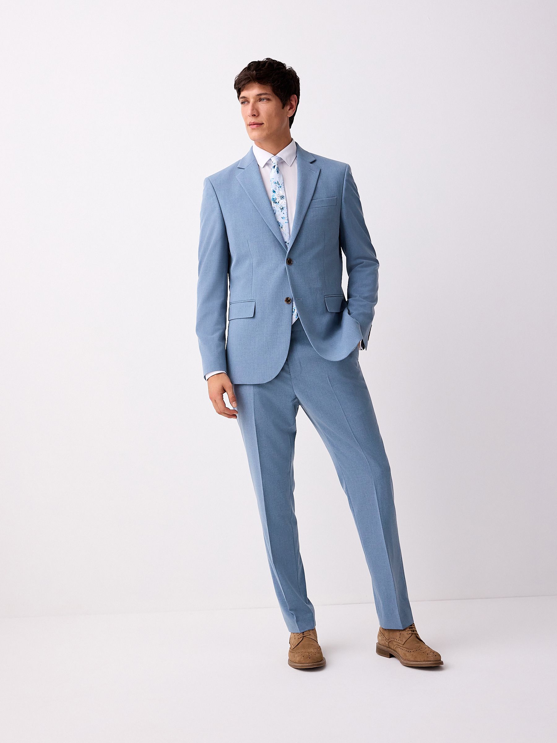 Buy Blue Slim Fit Motionflex Stretch Suit Jacket from Next USA