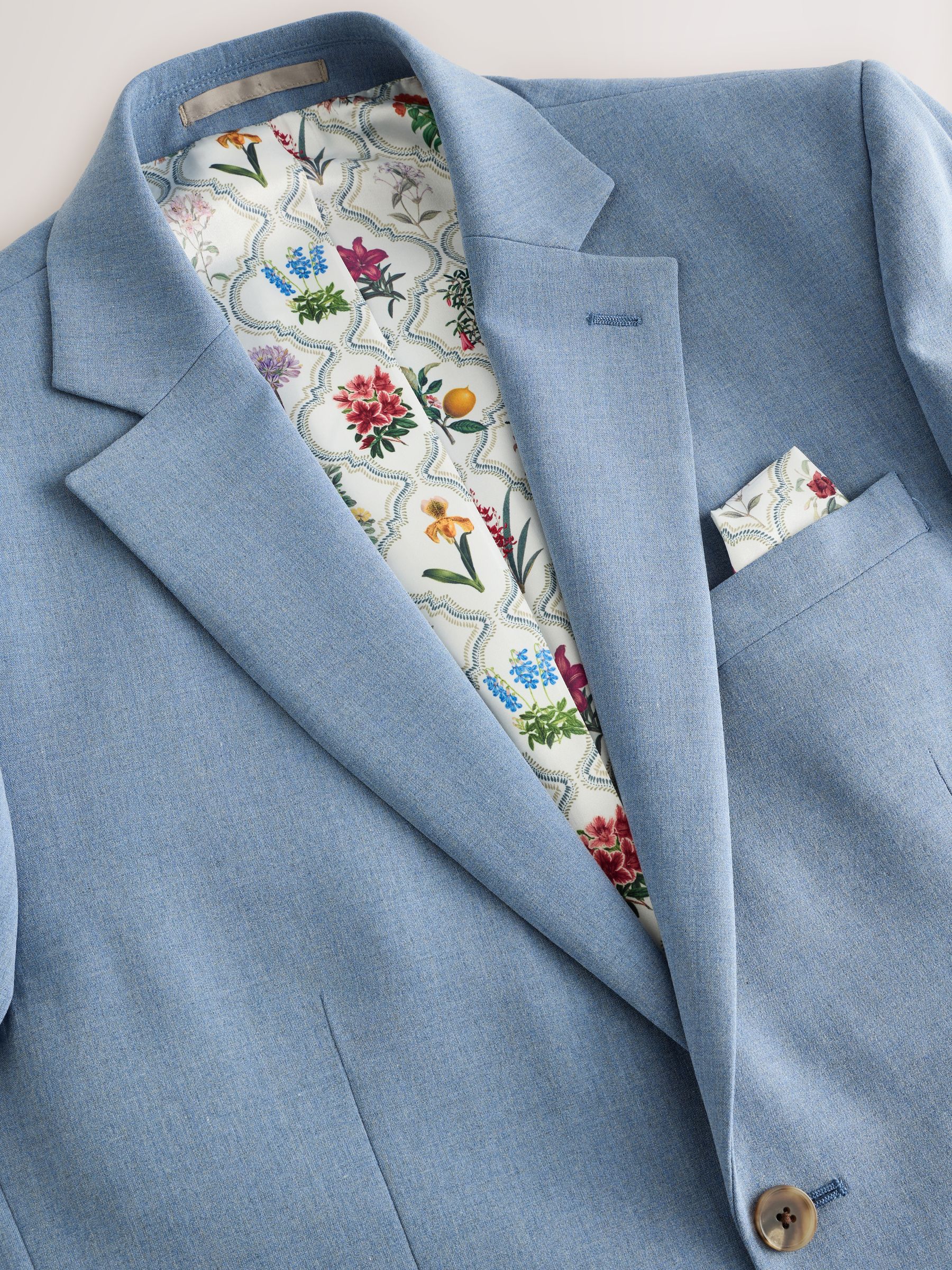 Buy Blue Slim Fit Motionflex Stretch Suit Jacket from Next USA