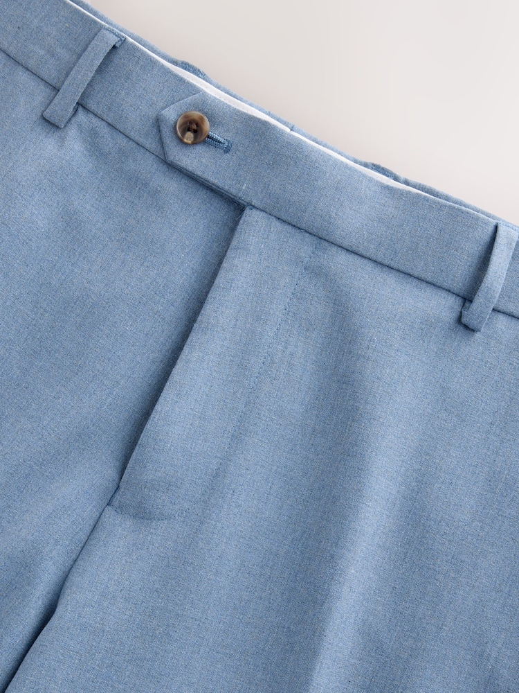 Blue Slim Fit Motionflex Stretch Suit Trousers - Image 10 of 10 Blue Slim Fit Motionflex Stretch Suit Trousers - Image 10 of 10