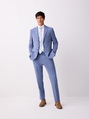 Синій - Слім Фіт - Брюки Motionflex Stretch Suit - Image 2 of 5