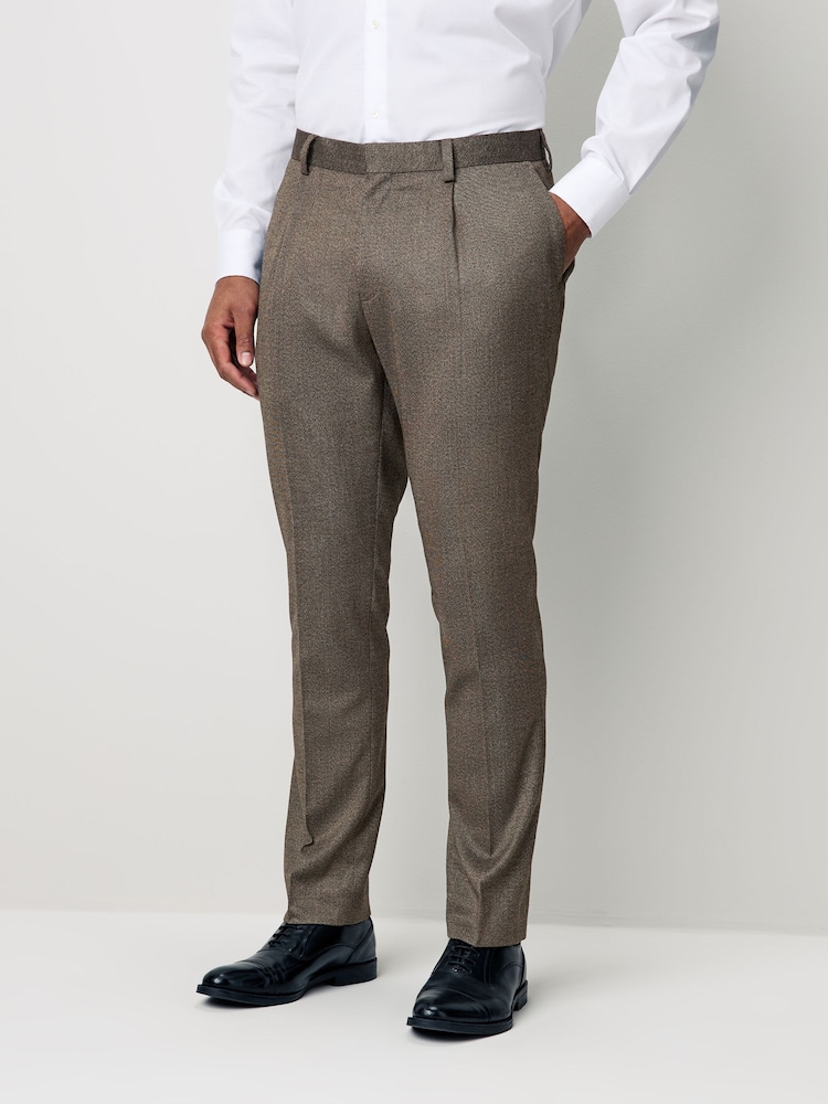 Brown Joggers Suit Trousers - Image 1 of 10