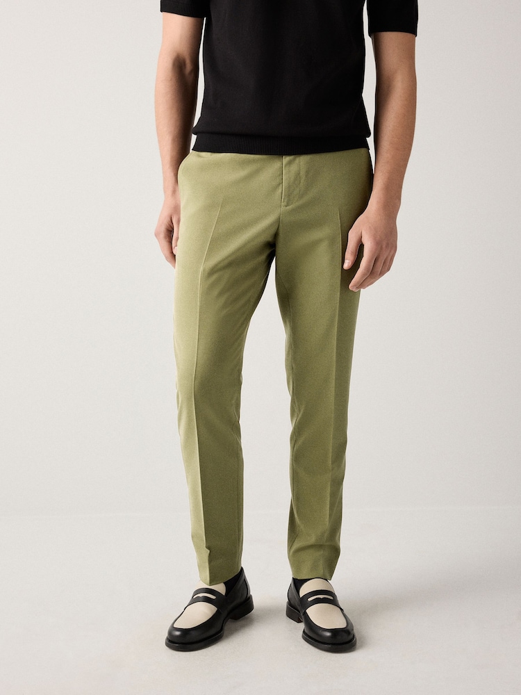 Khakigrün - Motionflex Anzug mit Stretchanteil: Hose - Bild 1 von 11 Khakigrün - Motionflex Anzug mit Stretchanteil: Hose - Bild 1 von 11