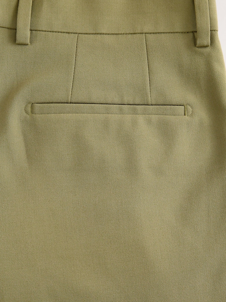 Khaki - Spodnie garniturowe Motionflex ze stretchem - Image 9 of 11