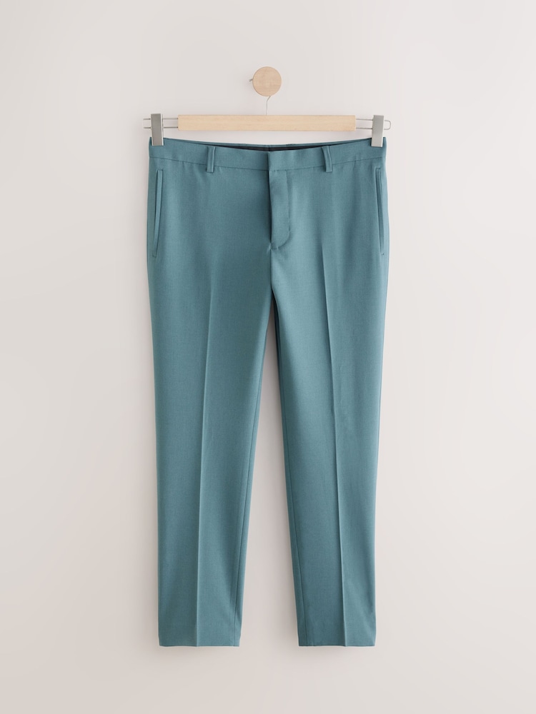 Bleu de sarcelle - Coupe fine - Pantalon de costume stretch Motionflex - Image 6 of 10
