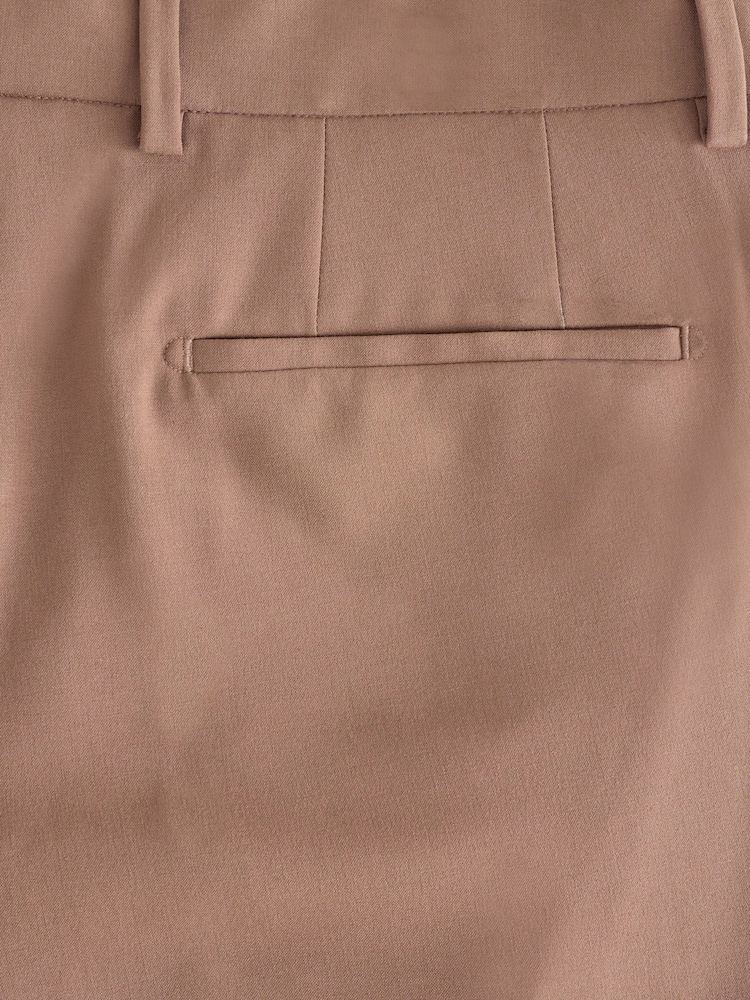 Tan Brown Skinny Fit Motionflex Stretch Suit Trousers - Image 5 of 6