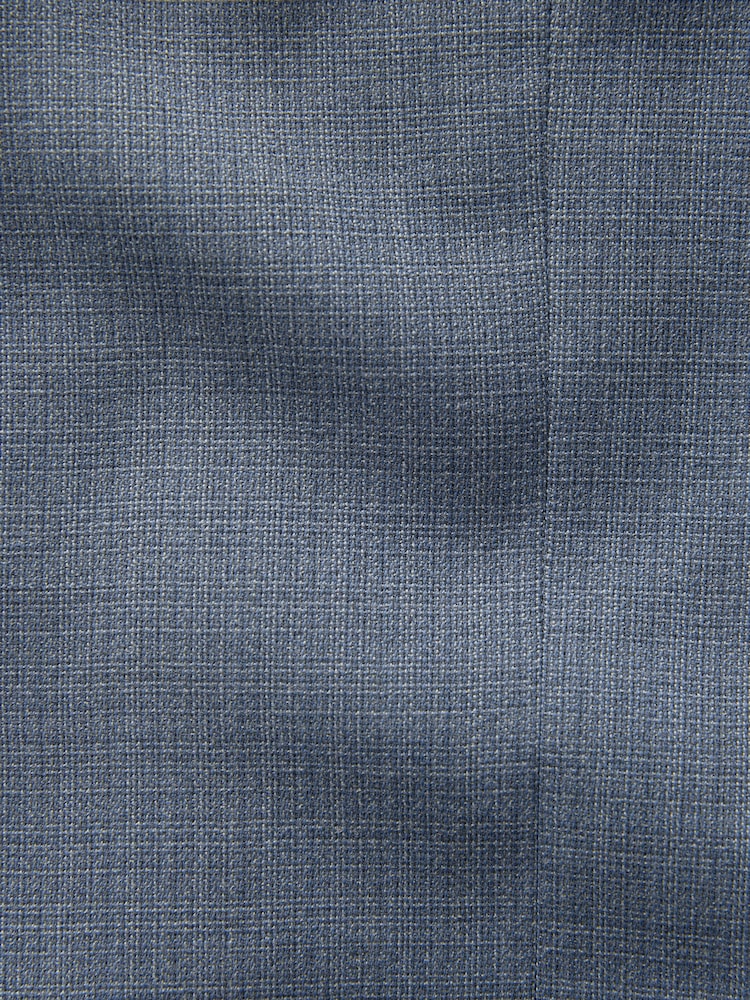 Bleu clair - Veste de costume coupe classique texturée - Image 6 of 9