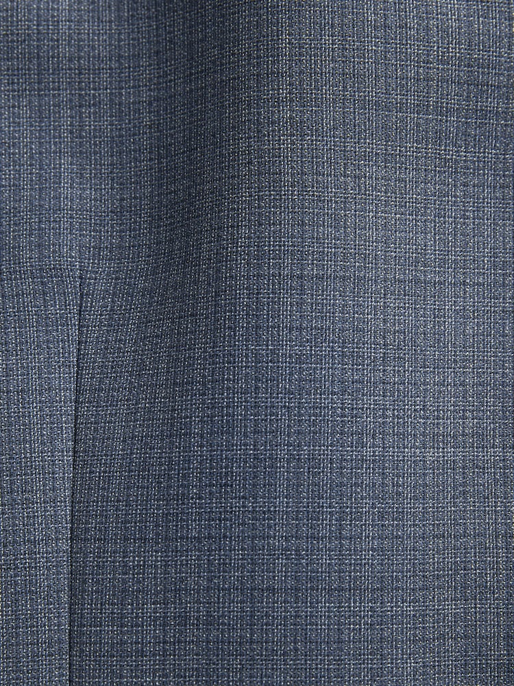 Bleu clair - Gilet de costume texturé - Image 6 of 8