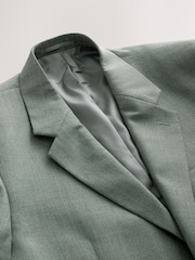 Vert - Veste de costume texturée classique Coupe classique - Image 7 de 11