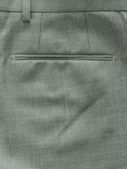 Vert - Pantalon de costume texturé coupe classique - Image 9 of 10
