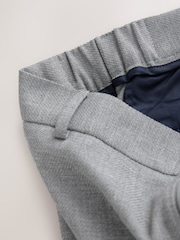 Gris - Linen Blend Texture Suit Trousers - Imagen 10 de 11