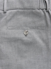 Gris - Linen Blend Texture Suit Trousers - Imagen 9 de 11