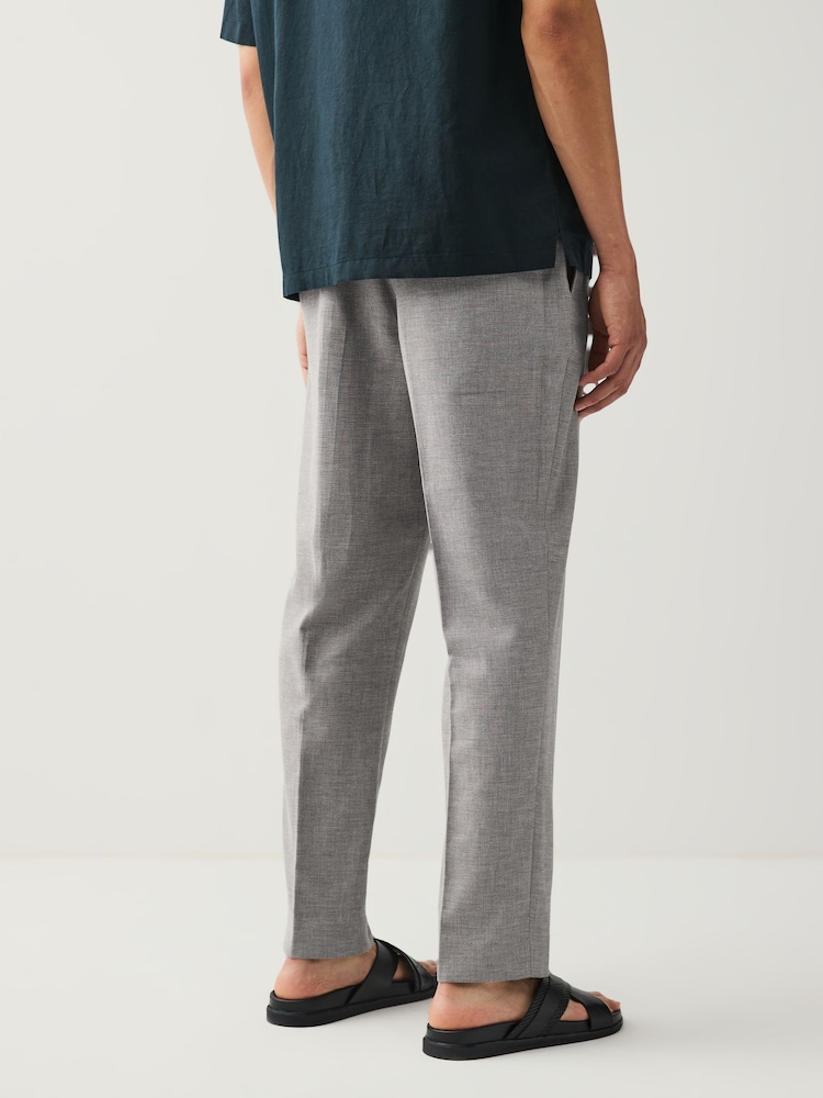 Pierre - Pantalon de costume en lin Blend texturé - Image 3 of 13