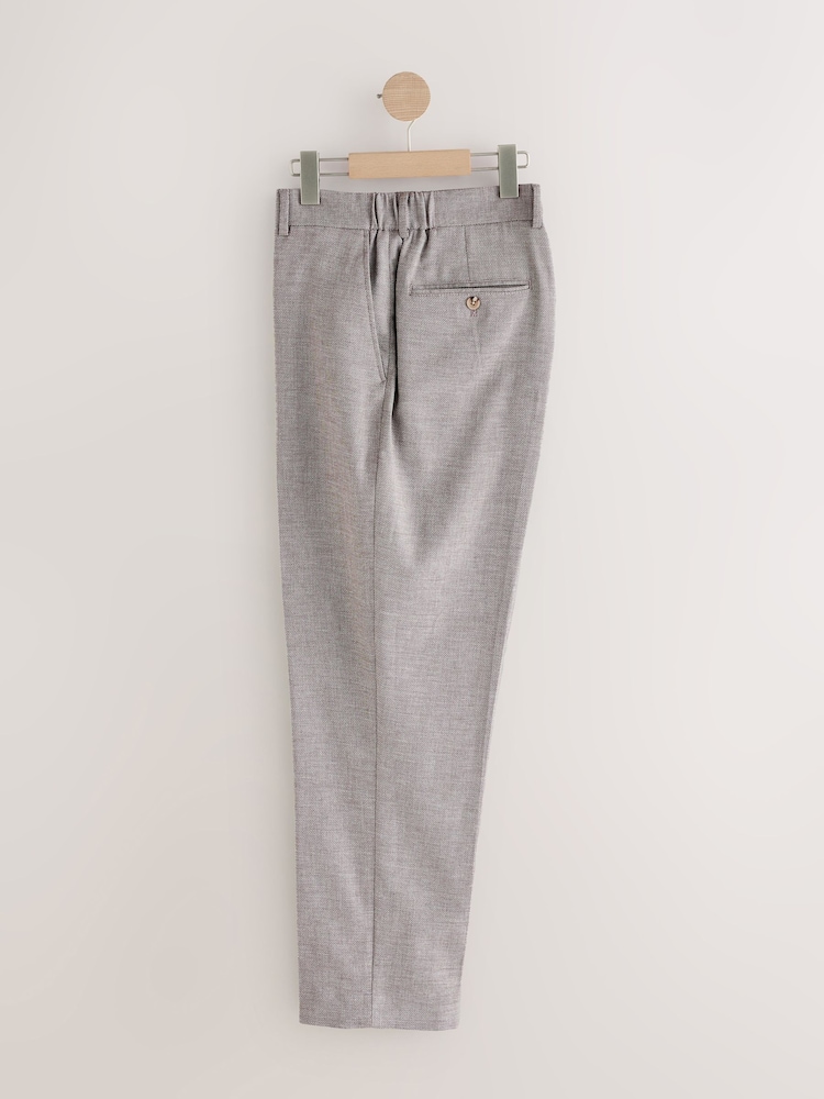 Pierre - Pantalon de costume en lin Blend texturé - Image 8 of 13