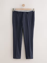 marine - Pantalon de costume skinny à carreaux texturé - Image 6 of 10