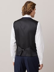 marine - Gilet de costume à carreaux - Image 2 de 4
