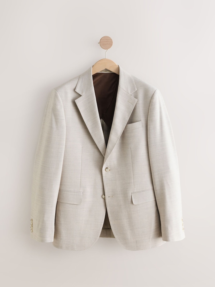Pierre - Veste de costume texturée ajustée - Image 6 of 9