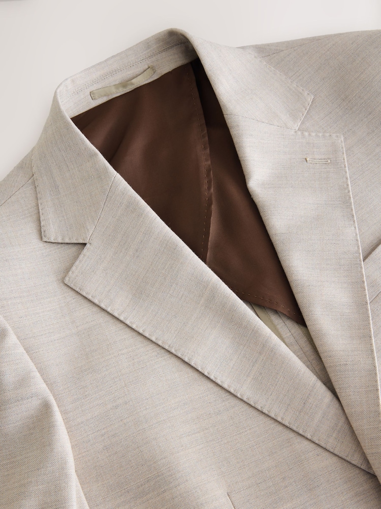 Pierre - Veste de costume texturée ajustée - Image 8 of 9